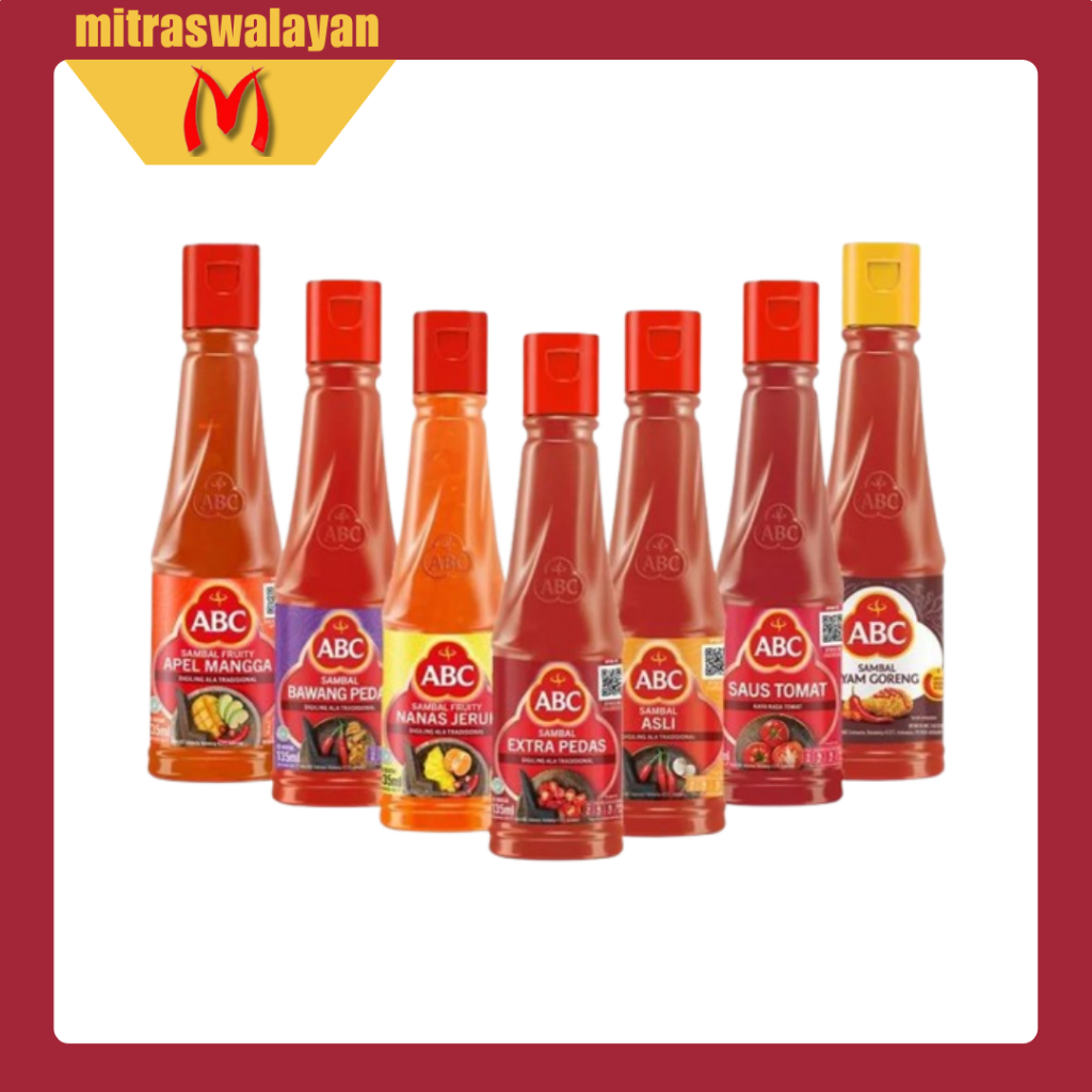 

ABC Saus Sambal Kemasan Botol 135 ml
