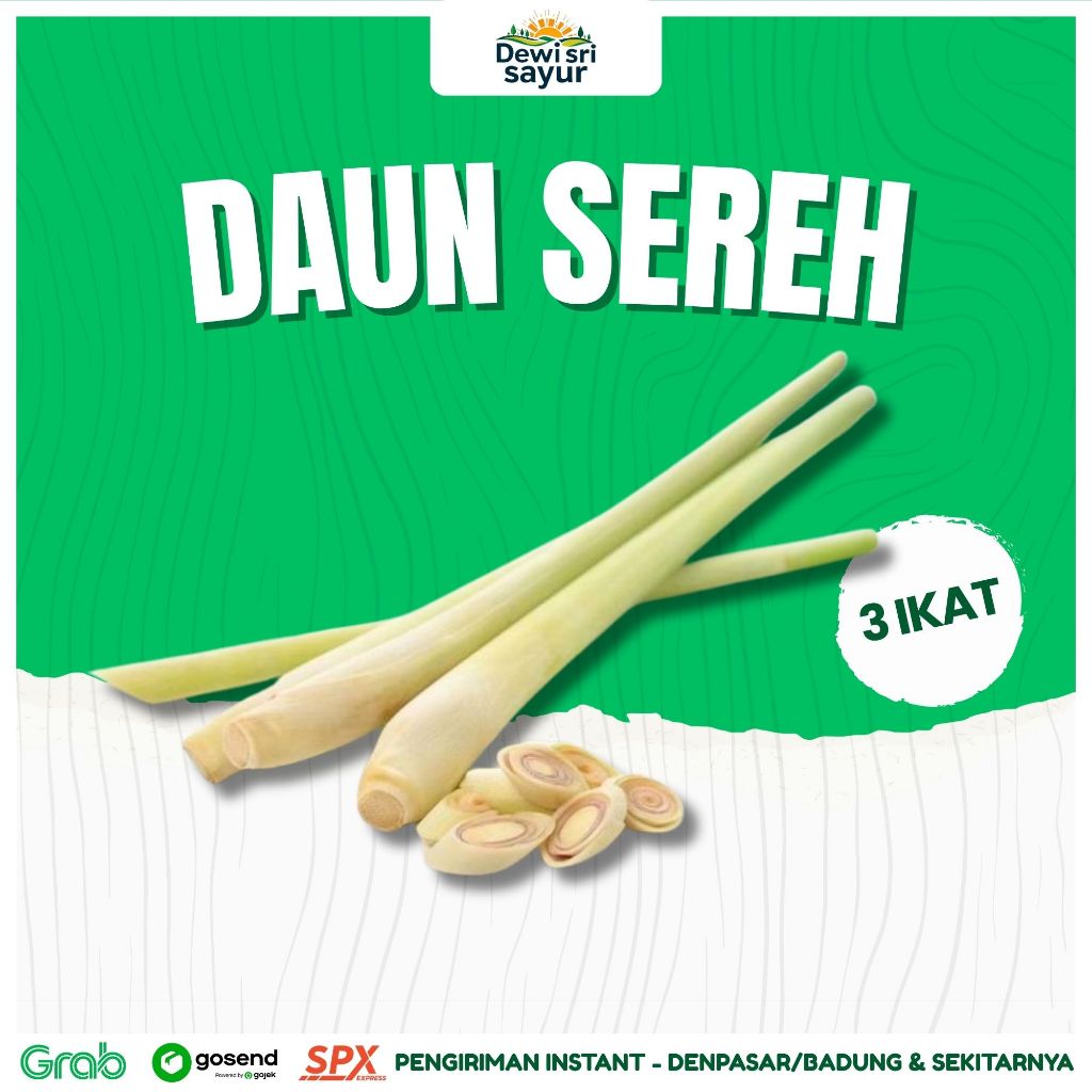 

Daun Sereh/ Serai 3 Ikat – Dewi Sri Sayur
