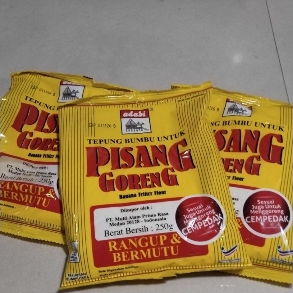 

Tepung pisang goreng adabi 250g