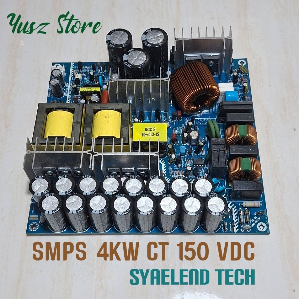 SMPS 4KW CT 150VDC PFC Syaelend Tech For Class TD Audio 4000w Power supply