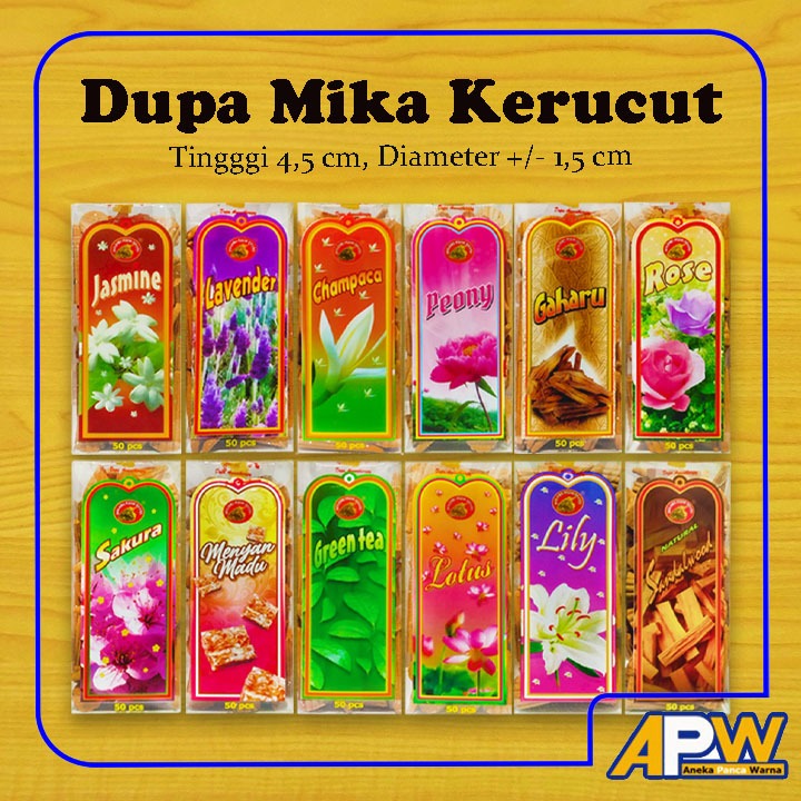 Dupa Tumpeng Mika Kerucut super wangi / Dupa Aromaterapi / Pengharum Ruangan