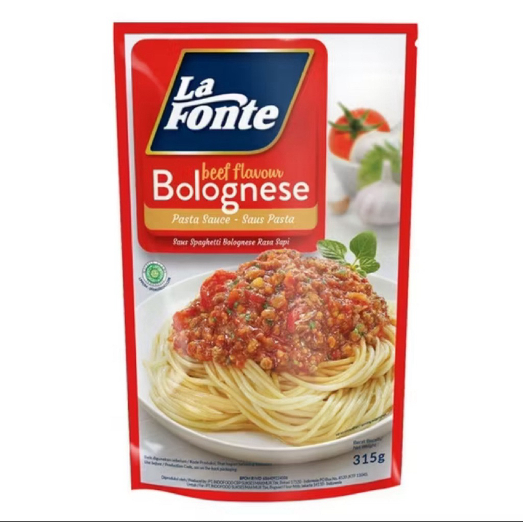 

La Fonte Saus Bolognese Rasa Sapi 315g – Spaghetti Enak Sekelas Restoran di Rumah!