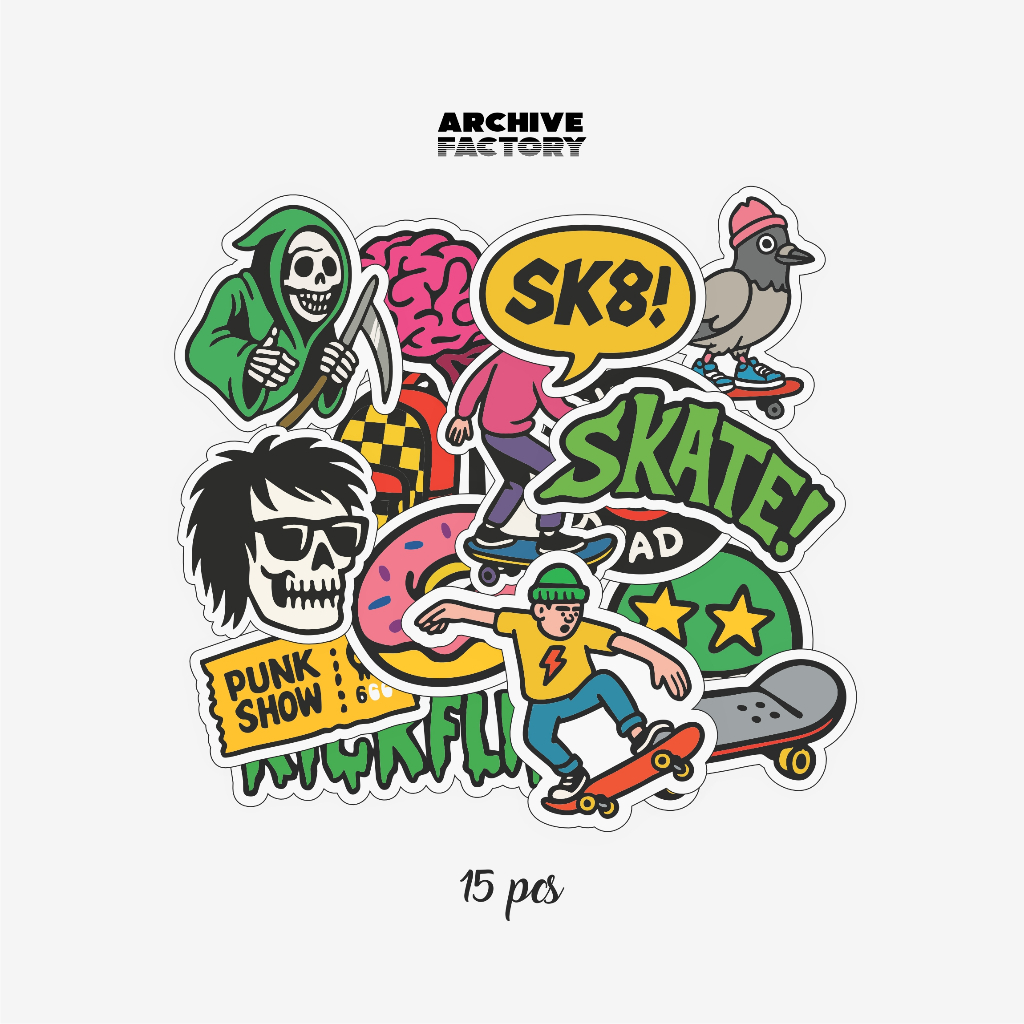

STICKER PACK SKATE | STIKER AESTHETIC | STIKER LAPTOP | STIKER TUMBLER | STIKER HP | STIKER HELM | SKATE V2
