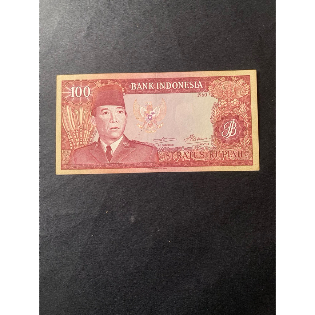 100 Rupiah seri Soekarno 1960 Baru Marta Collection 02 Koleksi unik dan keperluan nikah