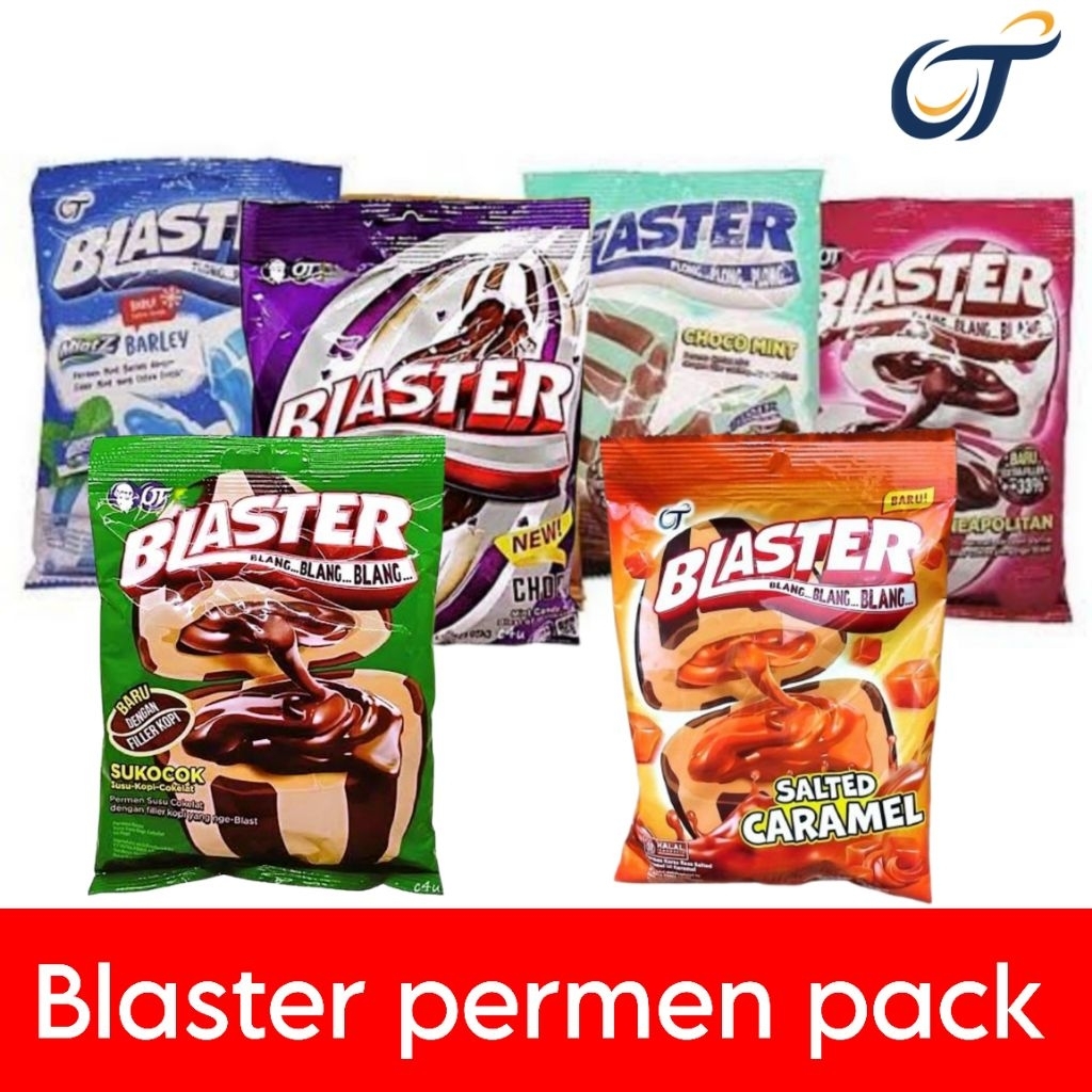 

Blaster Neapolitan salt Caramel sukocok permen belang 125 gr