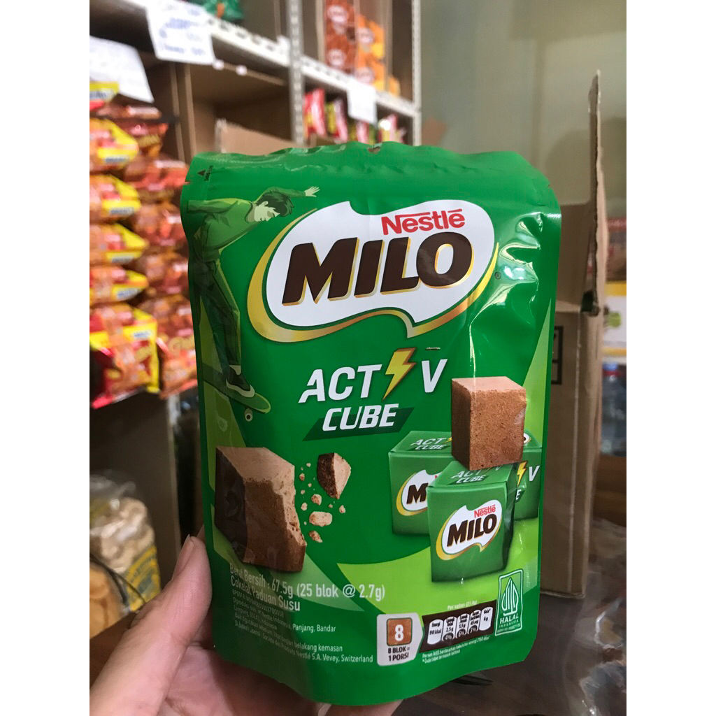 

milo activ cube 67.5g isi 25blok @2.7gr
