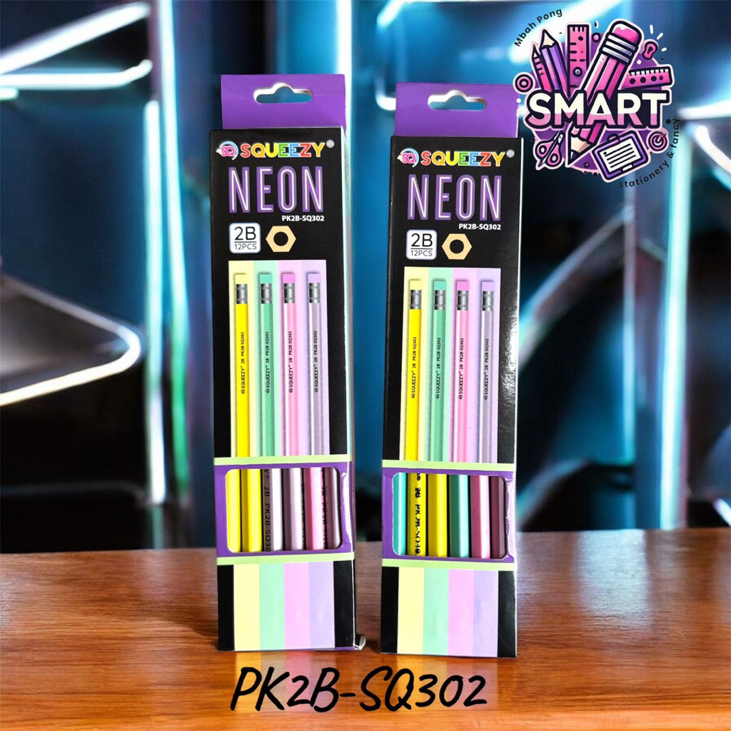 

PENSIL SQUEEZY PK2B-SQ302 NEON 2B | 1 PAK