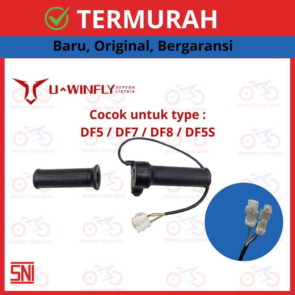Handel Gas Sepeda Listrik ORIGINAL Uwinfly DF5, DF7, DF8, DF5S  handle gas uwinfly