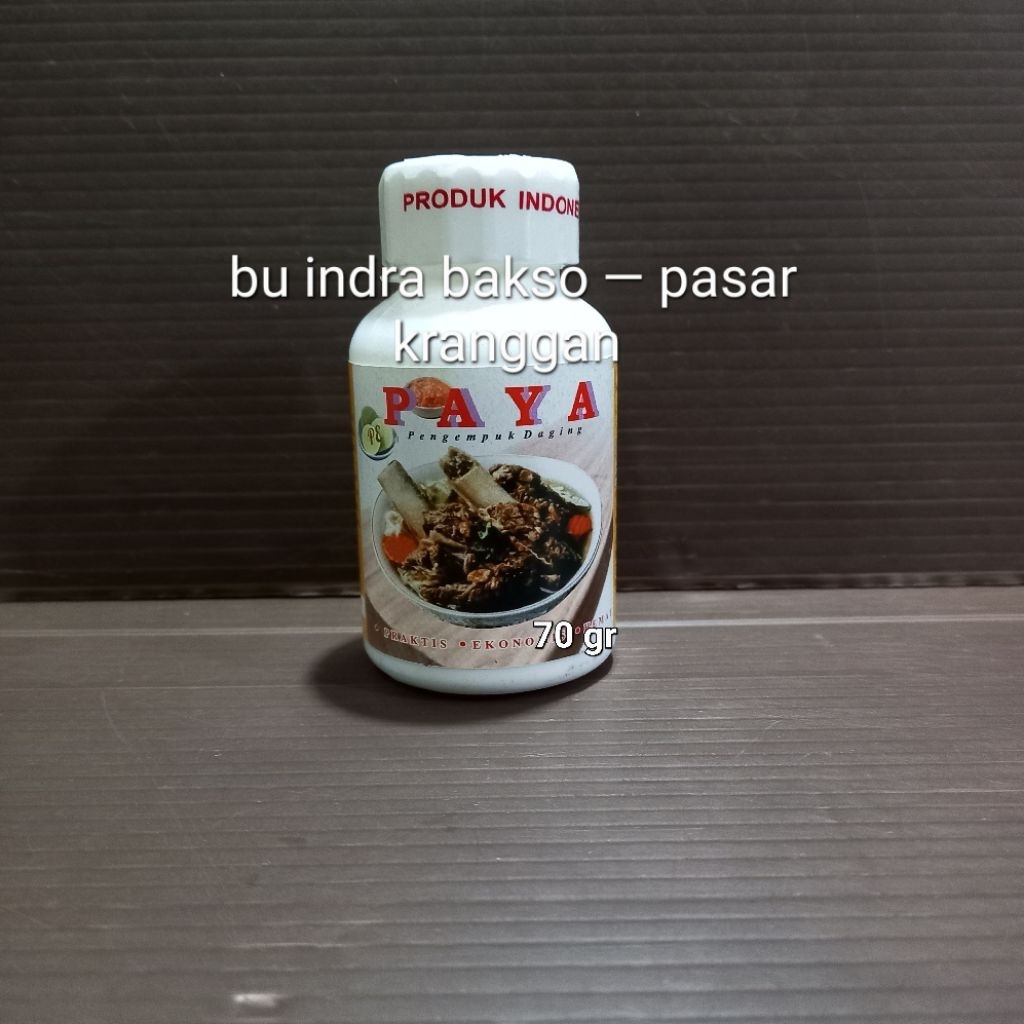 

pengempuk daging paya 70 gr meat tenderizer powder pelunak