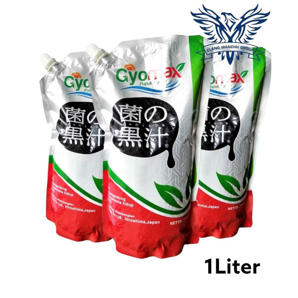 Gyomax Sachet 1 Liter Pupuk hayati Jepang Mempercepat pertumbuhan tanaman Gyomax