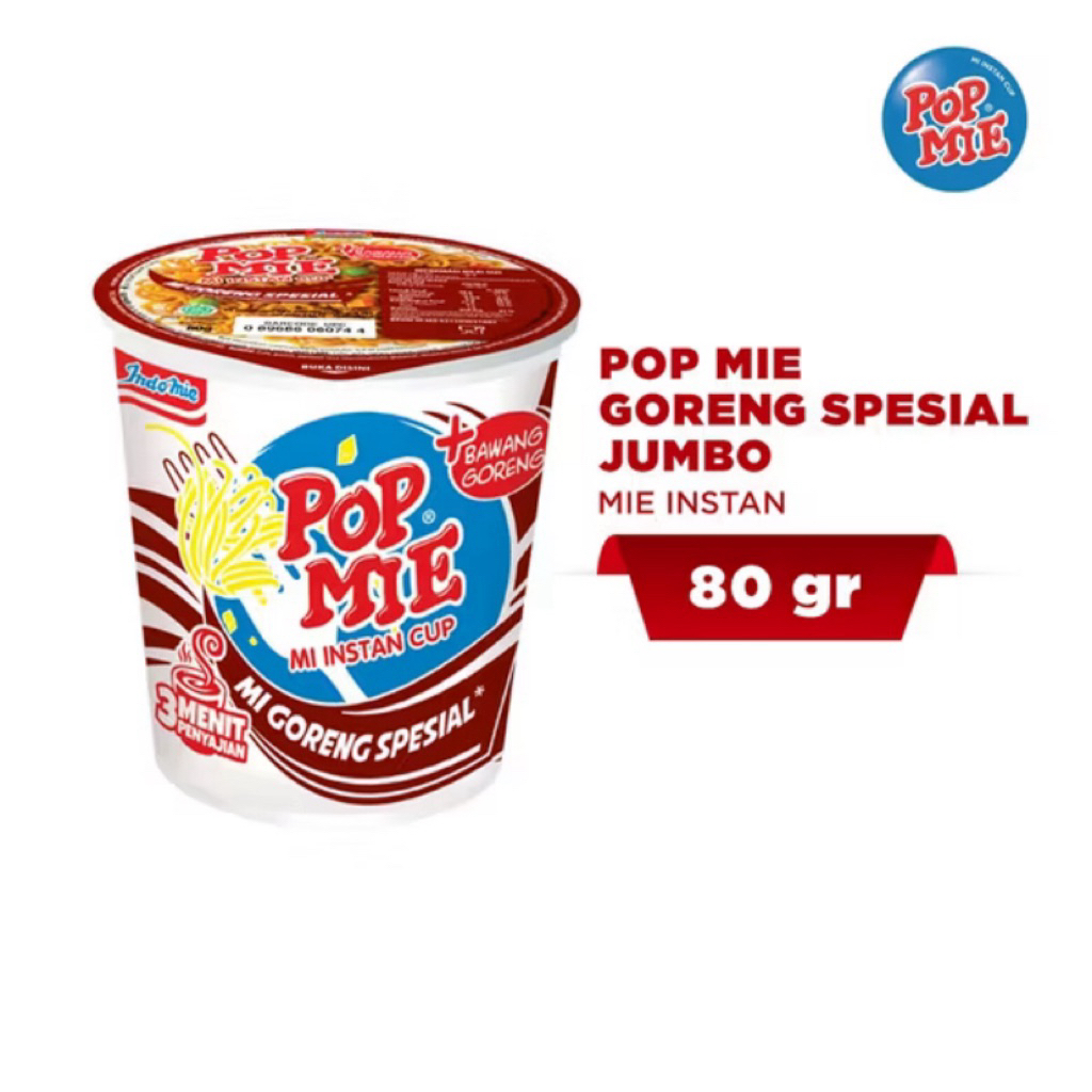 

Pop Mie Goreng Spesial Jumbo 80gr – Lebih Banyak, Lebih Mantap!