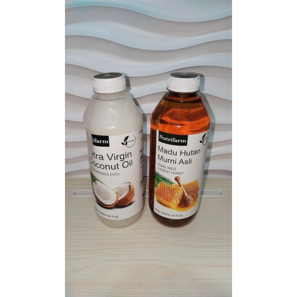 Nutrifarm Madu Hutan Cuka Apel  Extra Virgin Coconut Oil
