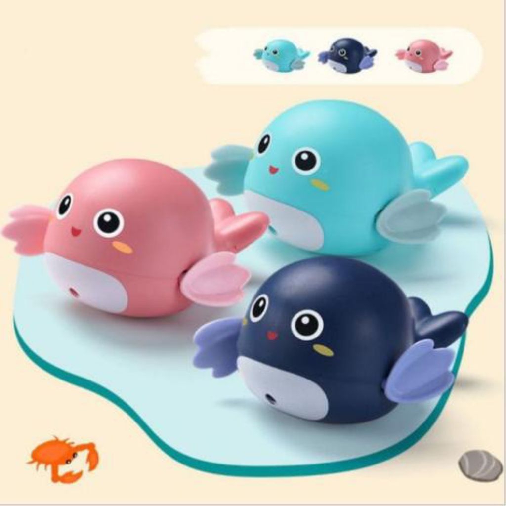 MAINAN MANDI BAYI IKAN BERENANG