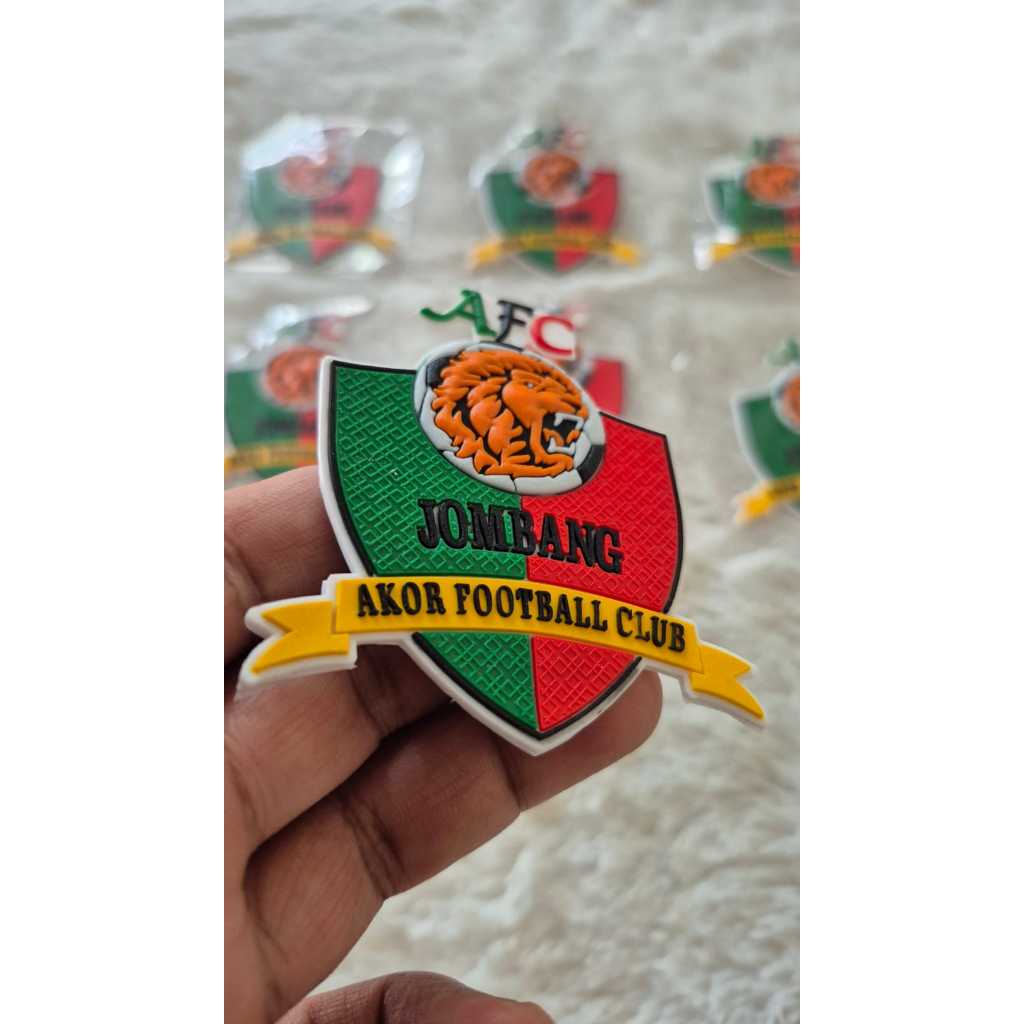 BUAT CUSTOM LOGO LABEL PATCH JERSEY KARET RUBBER TPU SISTM VELCRO HOTMELT SETRIKA JAHIT PROSES CEPAT