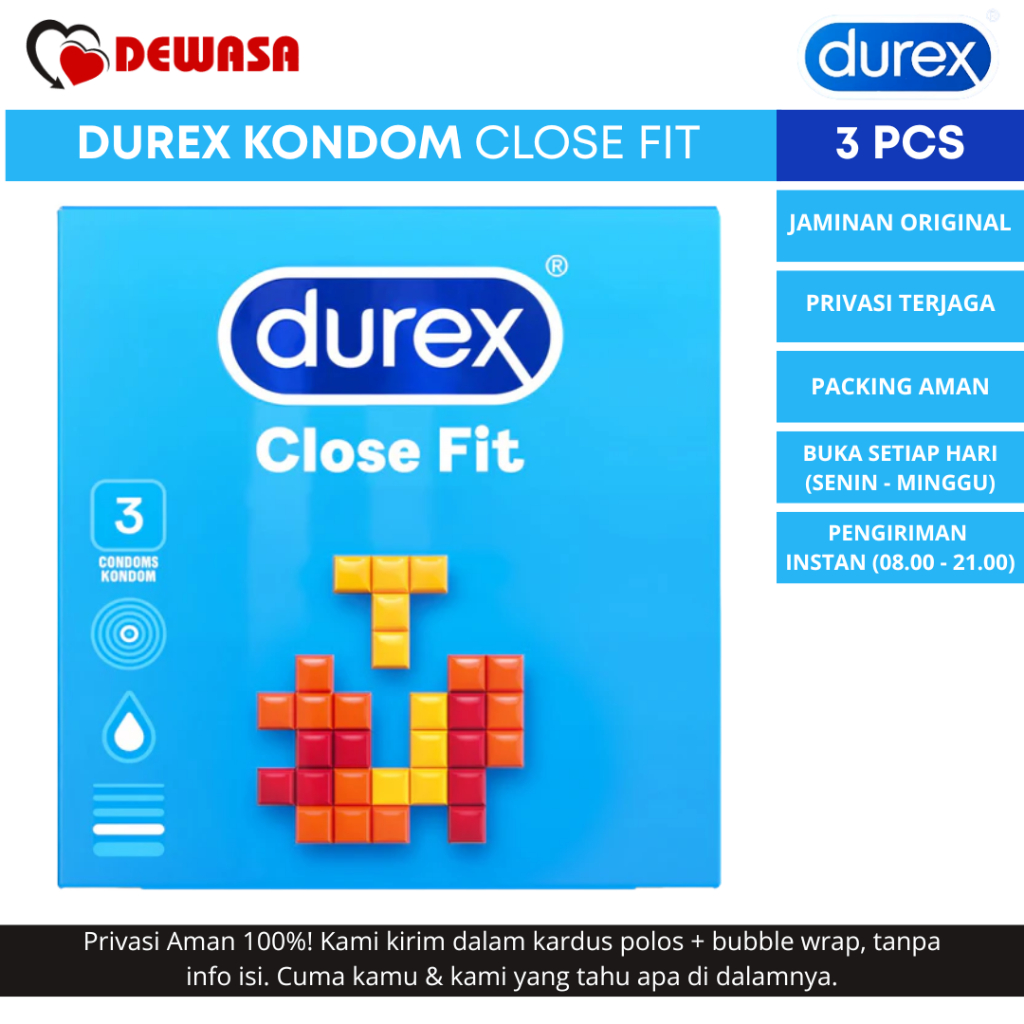 Durex Kondom Close Fit – 3 Pcs