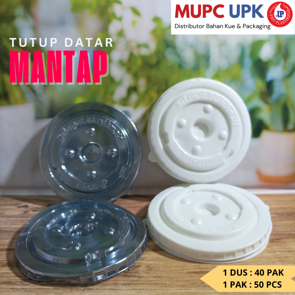 TUTUP DATAR MANTAP / TUTUP DATAR CUP / TUTUP BENING DATAR / TUTUP BUTEK DATAR