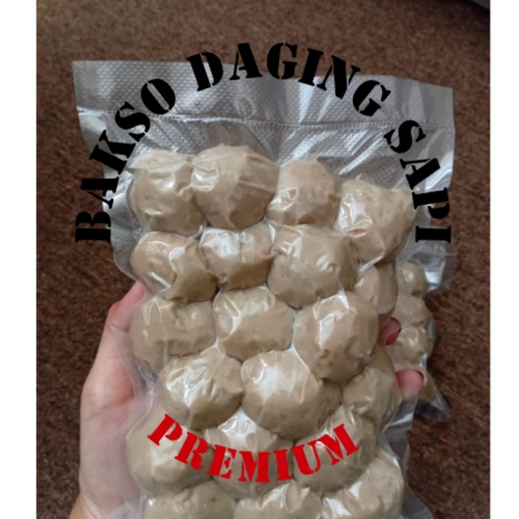 

Bakso Urat Sapi Asli SUPER PREMIUM (Homemade) isi 20pcs
