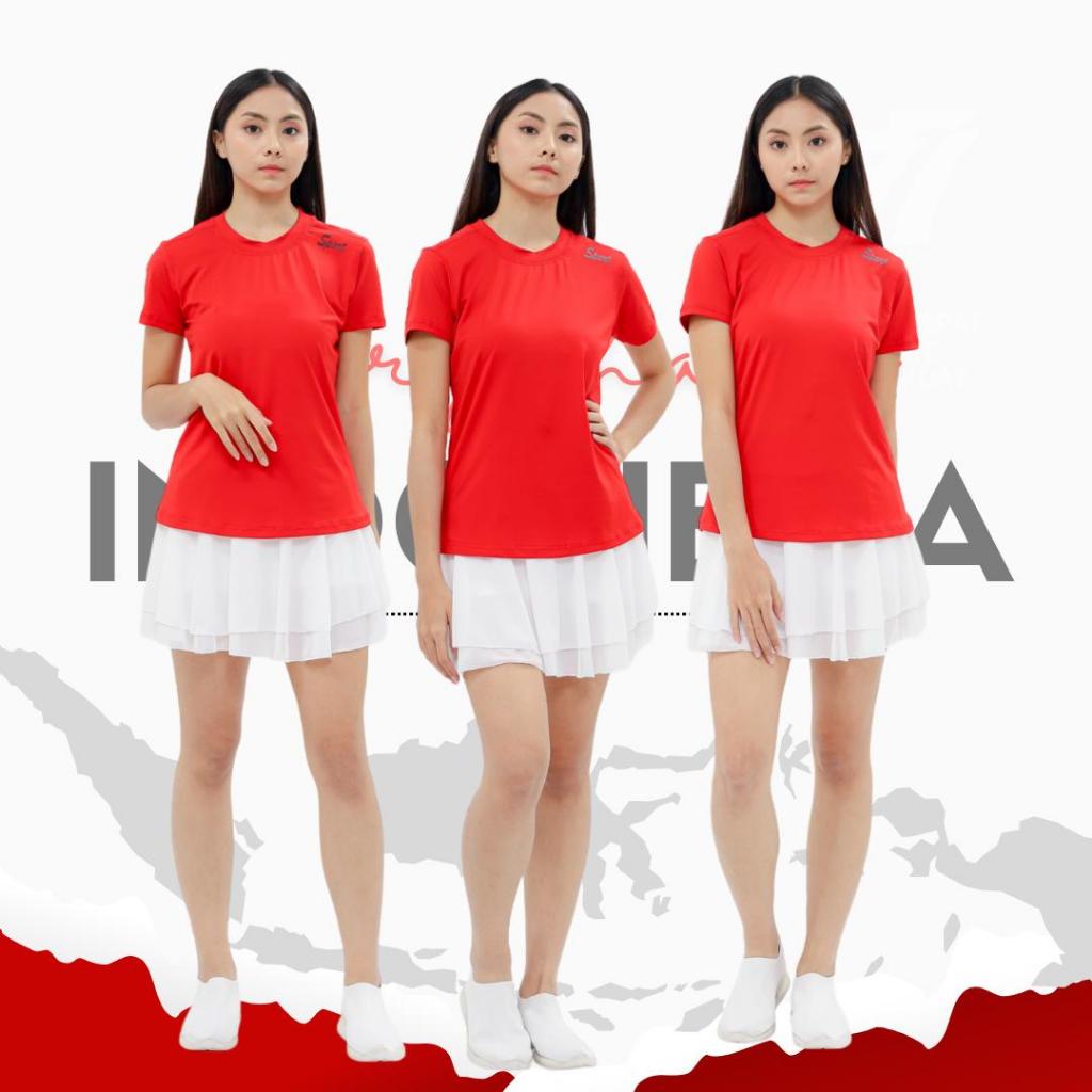 Kadens_Sport Pakaian Senam 17 agustusan/Baju Senam Merah Putih/Baju senam hari kemerdekaan/Baju Indo