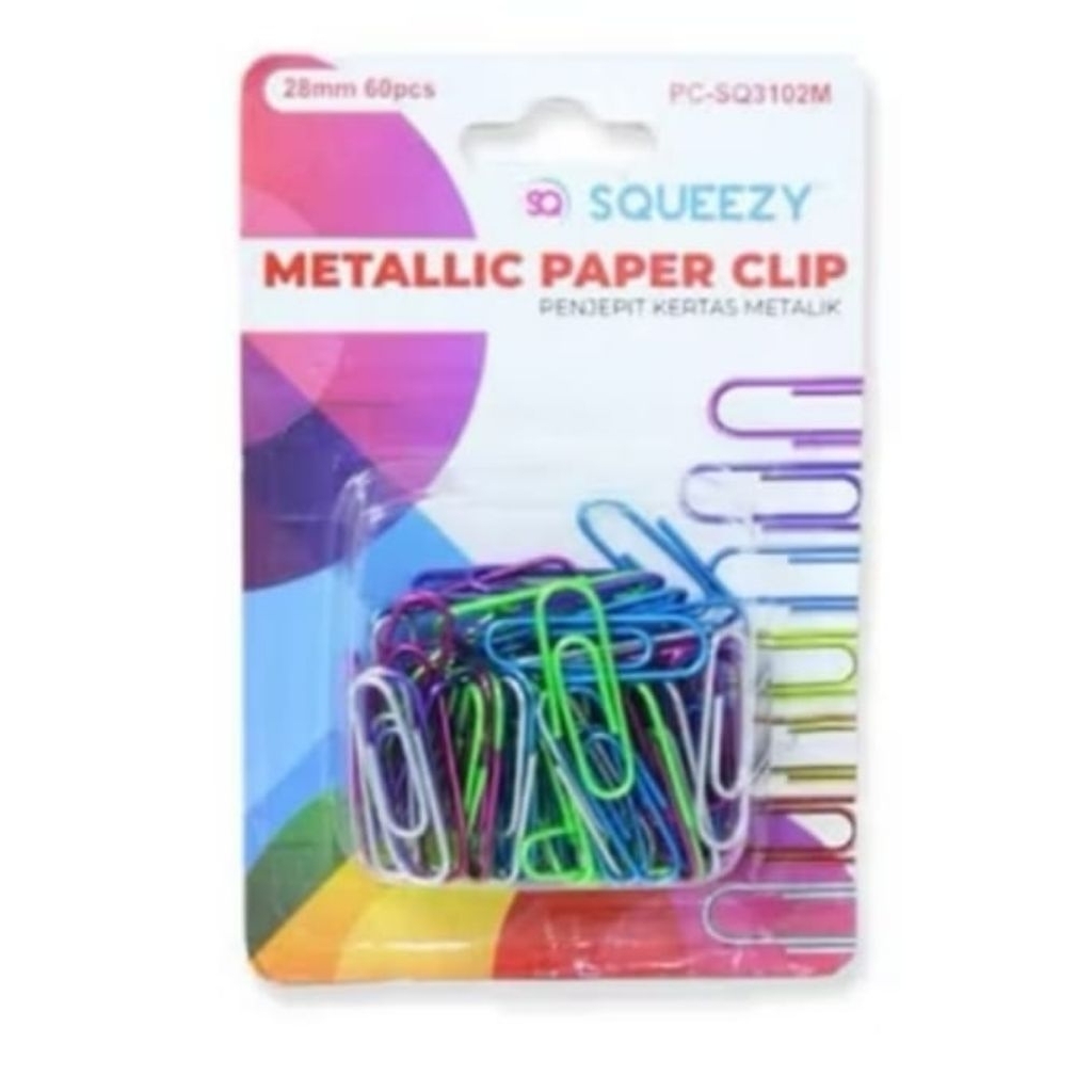 

Paper Clip Warna Metalik - Squeezy