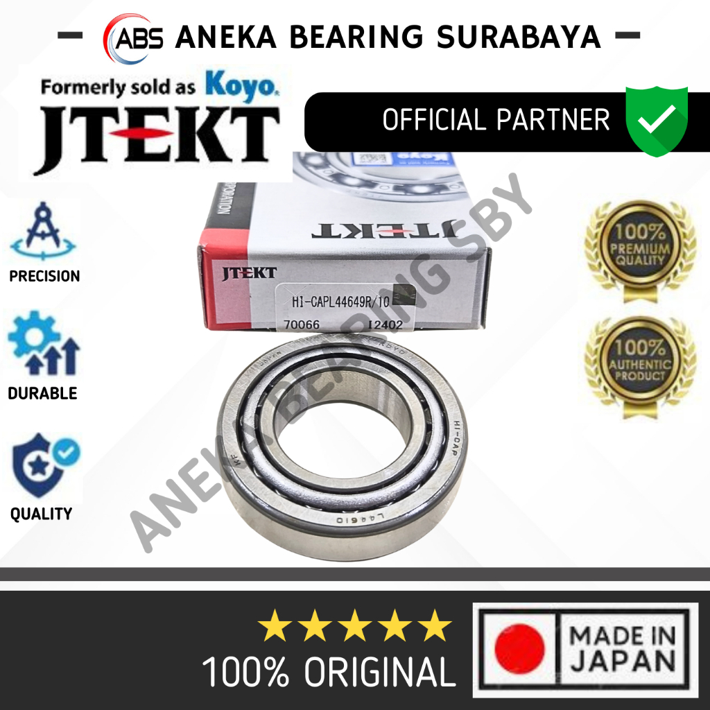 BEARING 44649/10 KOYO ASLI RODA DEPAN DALAM KIJANG KF10 ATOZ L44649