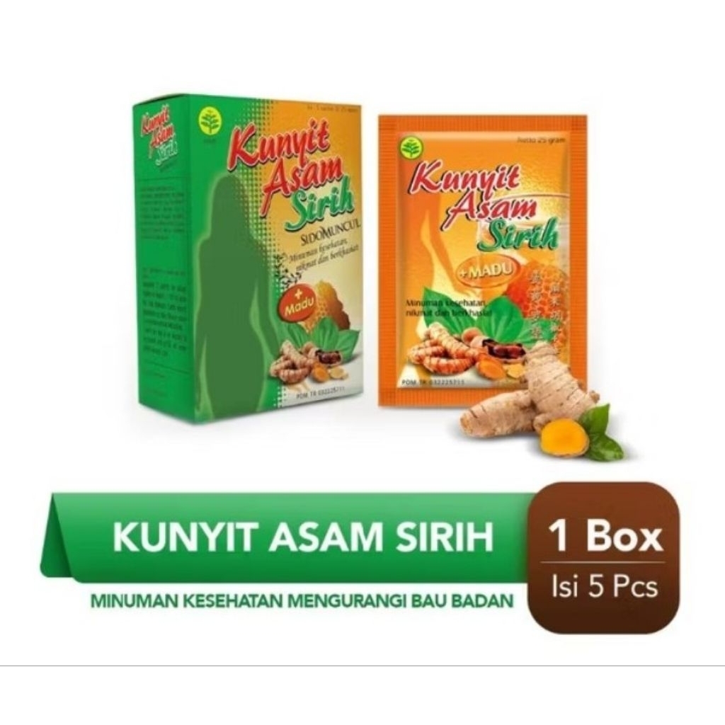 

KUNYIT ASEM SIDOMUNCUL PER BOX ISI 5 SHACET untuk melancarkan haid dan mengurangi bau badan tak sedap
