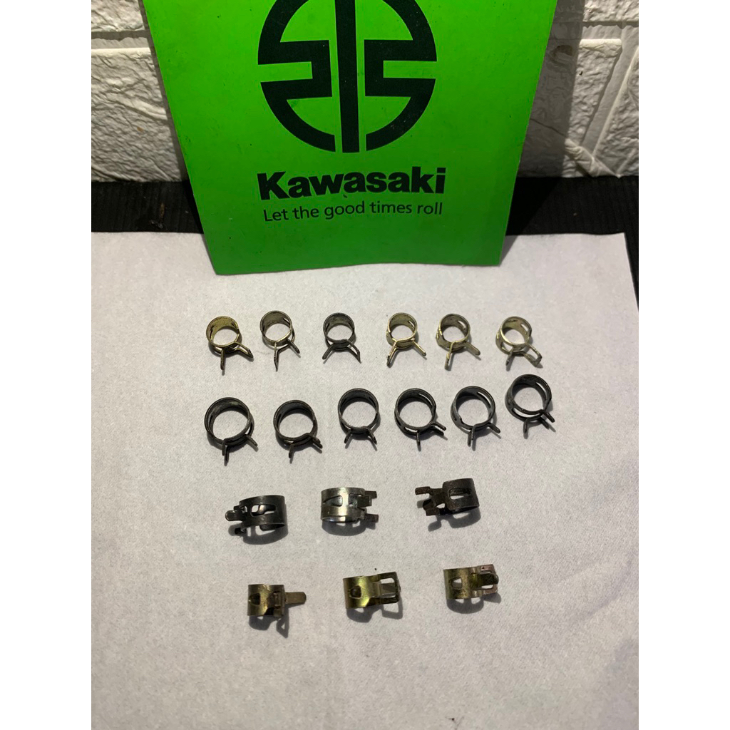 clamp klem selang oli samping ninja rr old zx ninja rr new ninja ss ninja r original