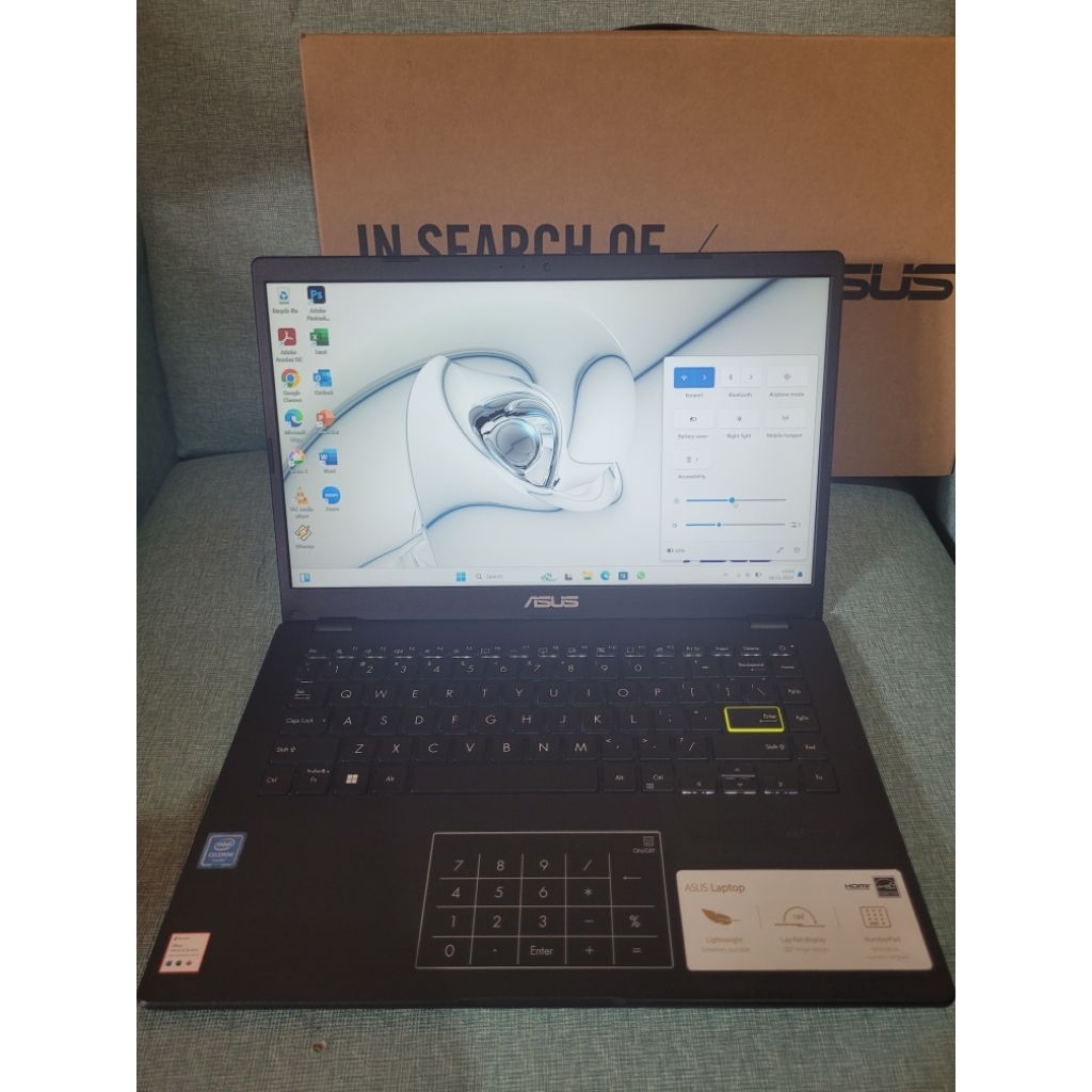 Laptop asus intel celeron