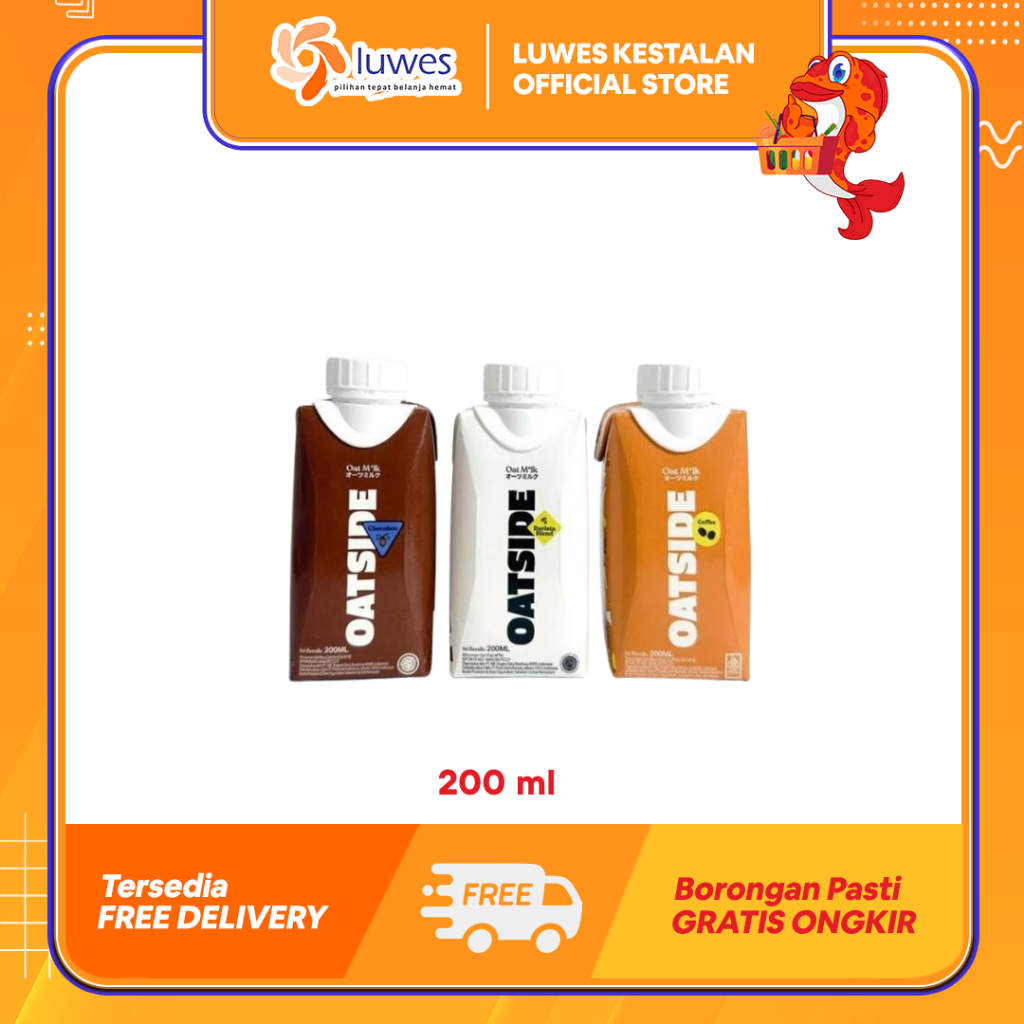 

Oatside Oat Milk 200ml All Varian Memiliki Cita Rasa Susu Yang Smooth & Lezat
