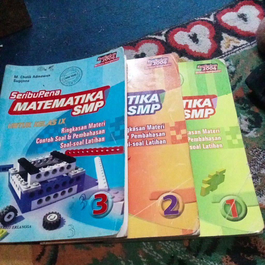 buku seribu pena matematika SMP untuk kelas 1. 2 dan 3
