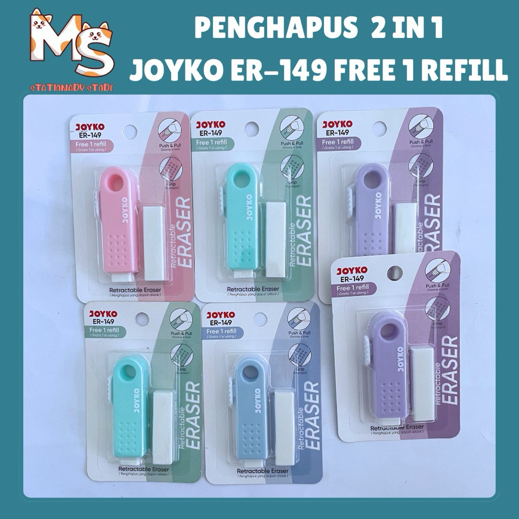 

Penghapus Joyko Eraser ER - 149 Gratis 1 refill