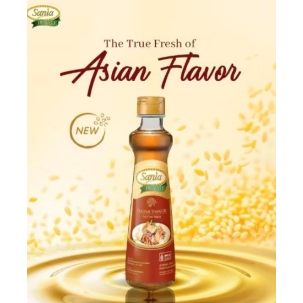 

Minyak Wijen SANIA ROYALE 220ml/ 145ml exp 2027