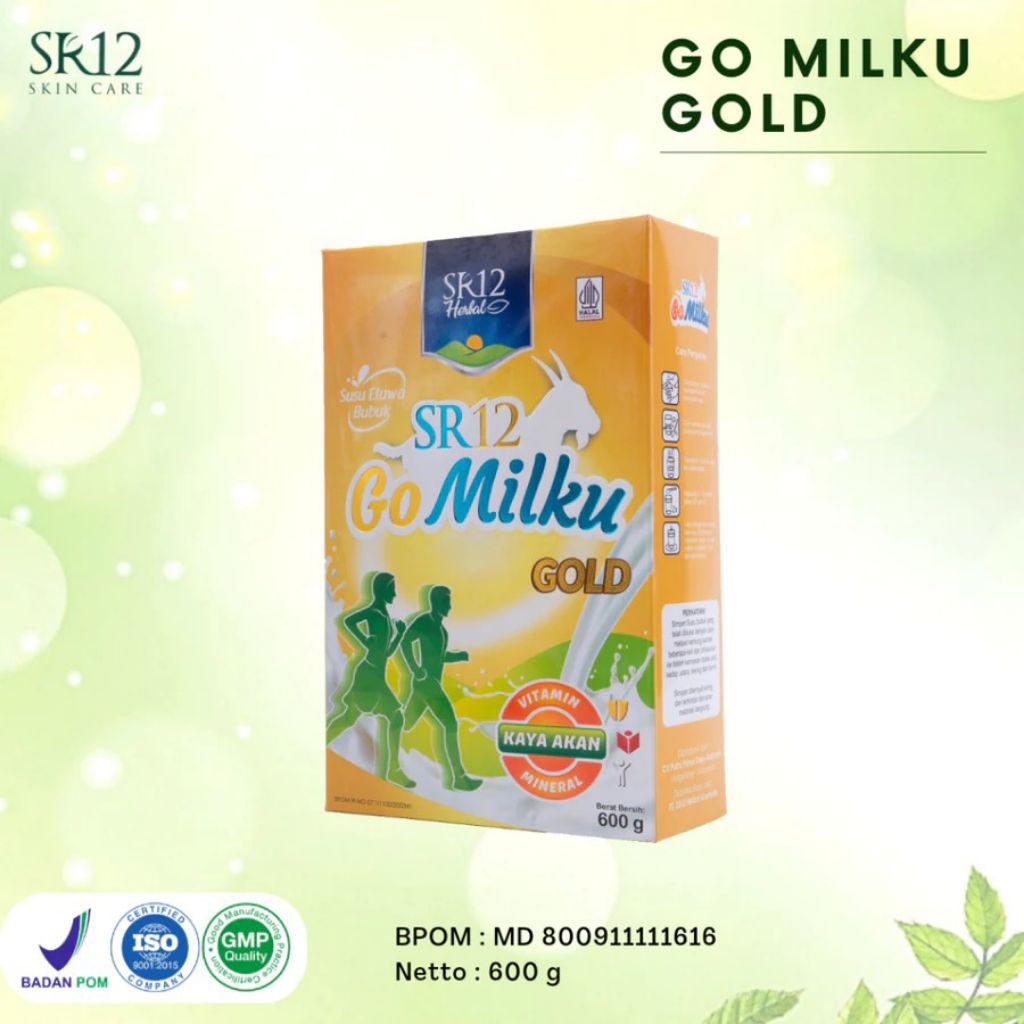 

FLASH SALE Gomilku Gold SR12 Susu Kambing Etawa Rendah Lemak Tinggi Kalsium Bebas Gula