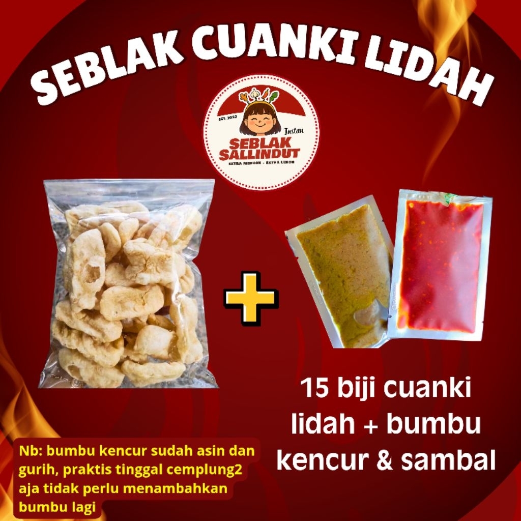 

Seblak FULL Cuanki Lidah | Seblak Premium | Seblak Instan Pouch | Seblak Jaksel | Pedas Food | Seblak Enak Jakarta