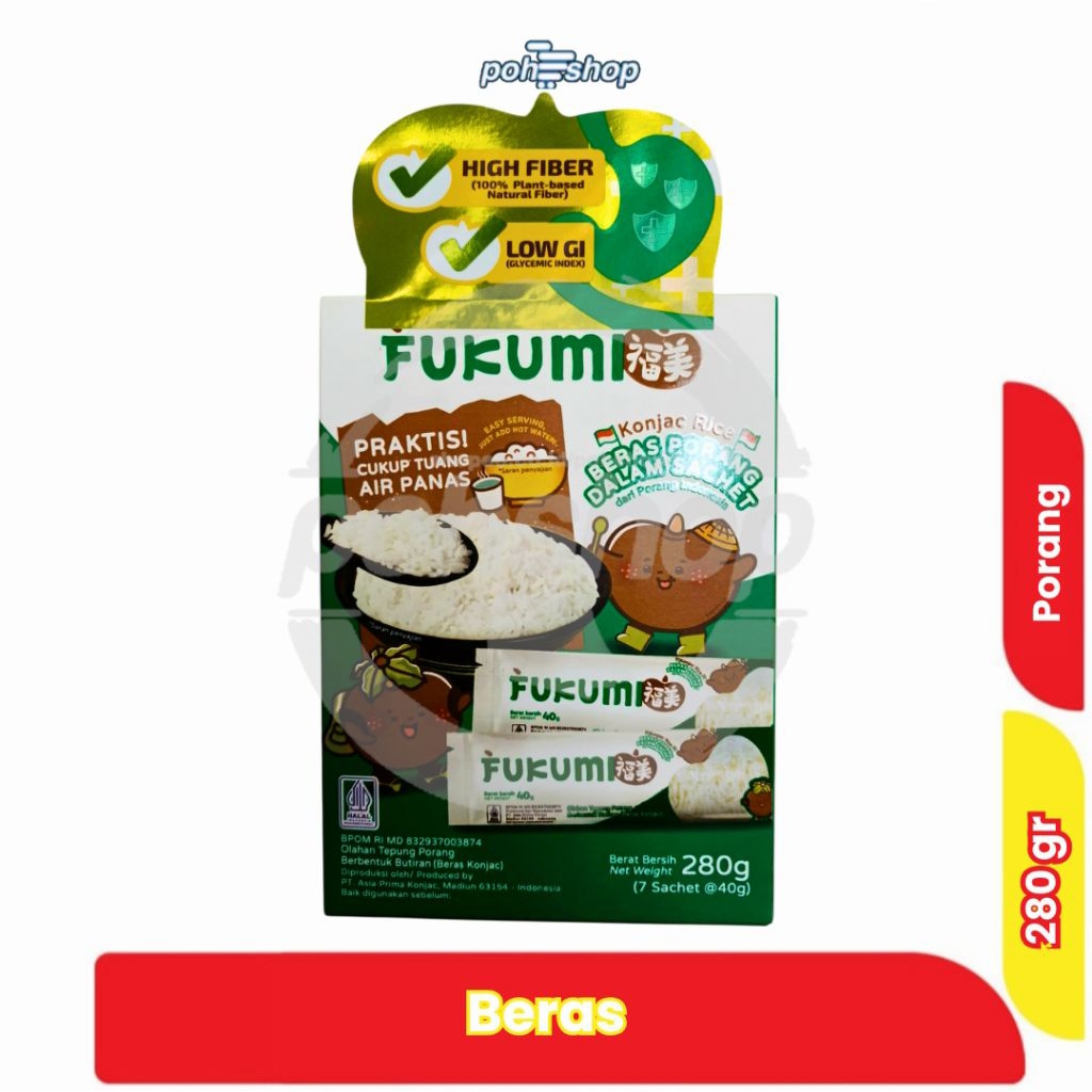 

Fukumi Beras Porang 280gr
