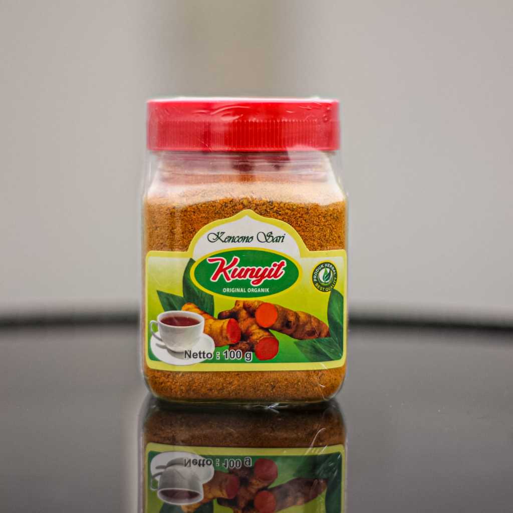 

Kunyit bubuk Original Organik 100gram Kencono Sari Asli