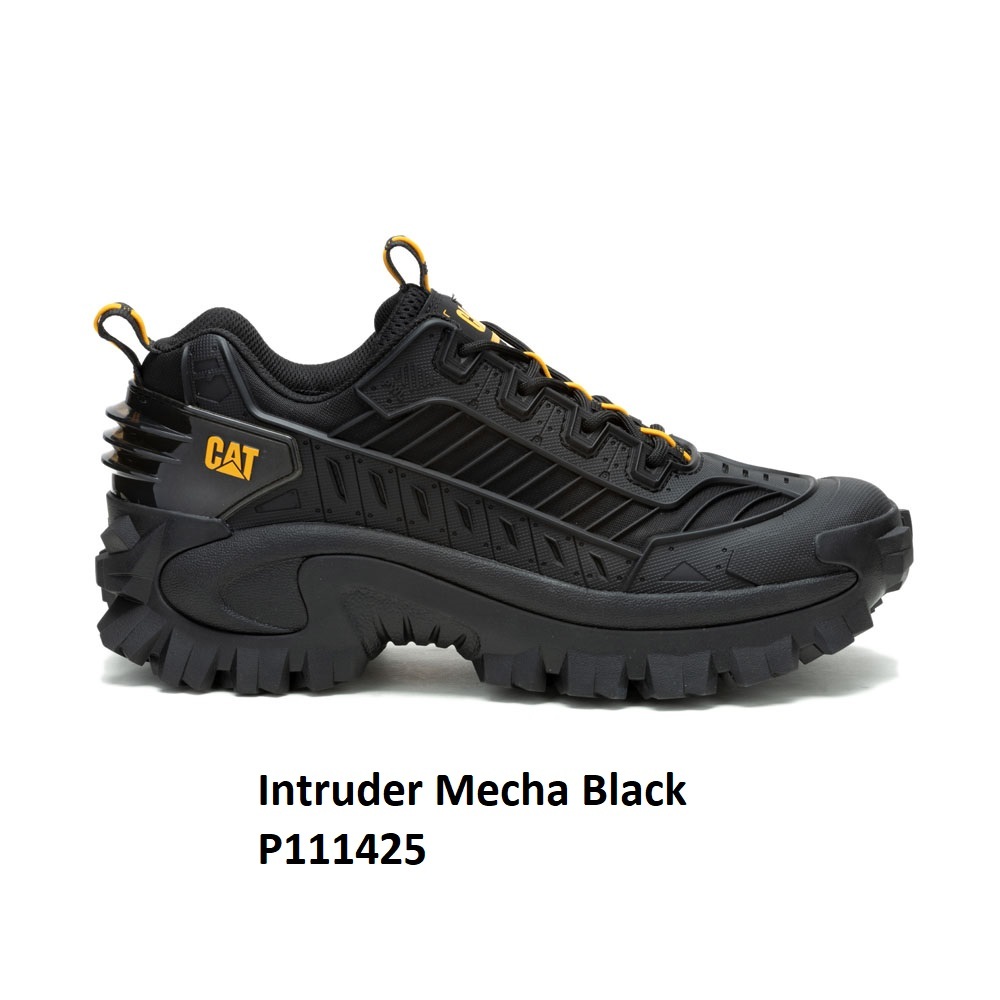 Sepatu Casual Pria Caterpillar Original Intruder Mecha Black