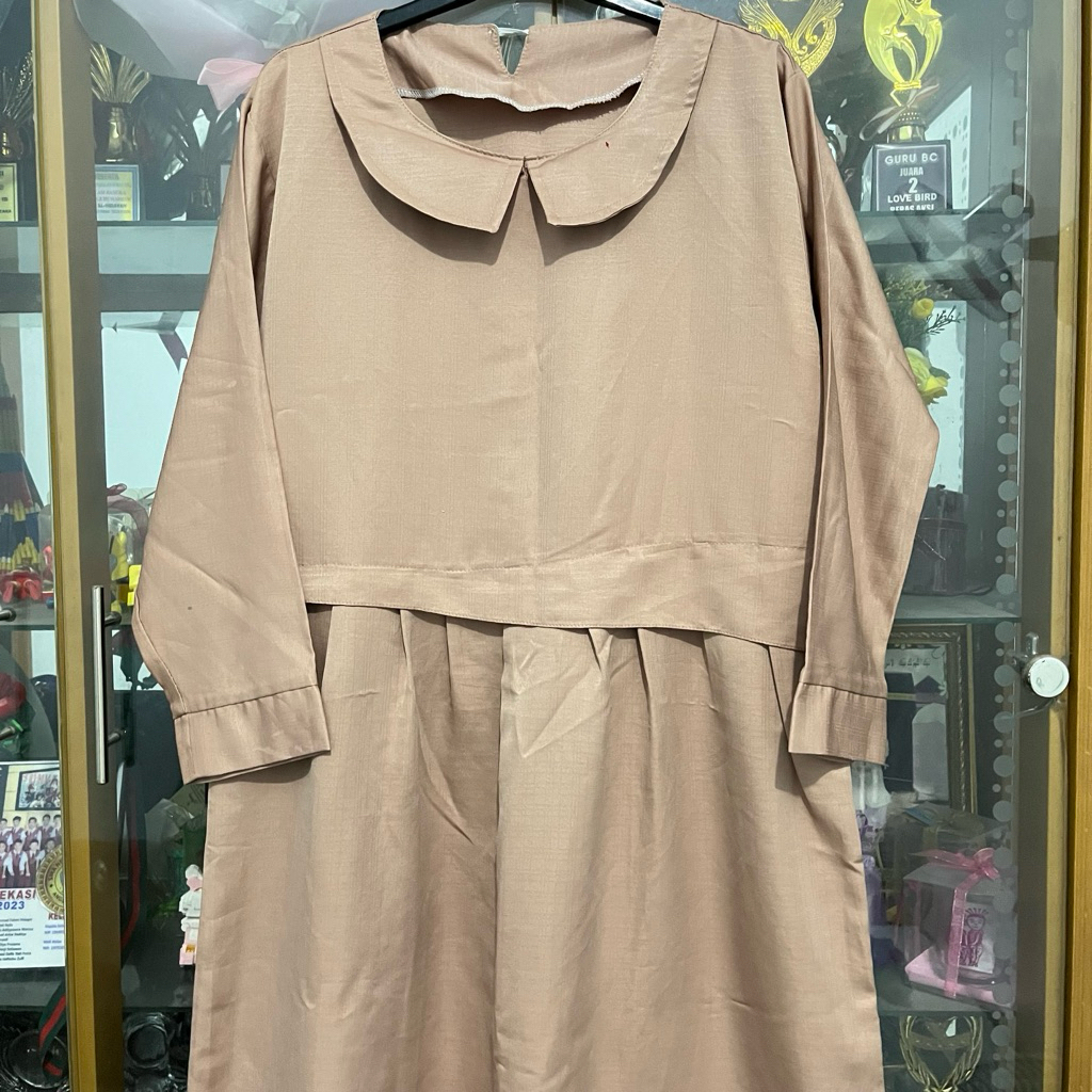 Preloved Gamis Wanita Kerah Semi Sailor