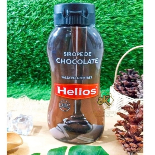 

SYRUP COKLAT / CHOCOLATE SYRUPE topping HELIOS sirope de chocolate 259 gr HALAL