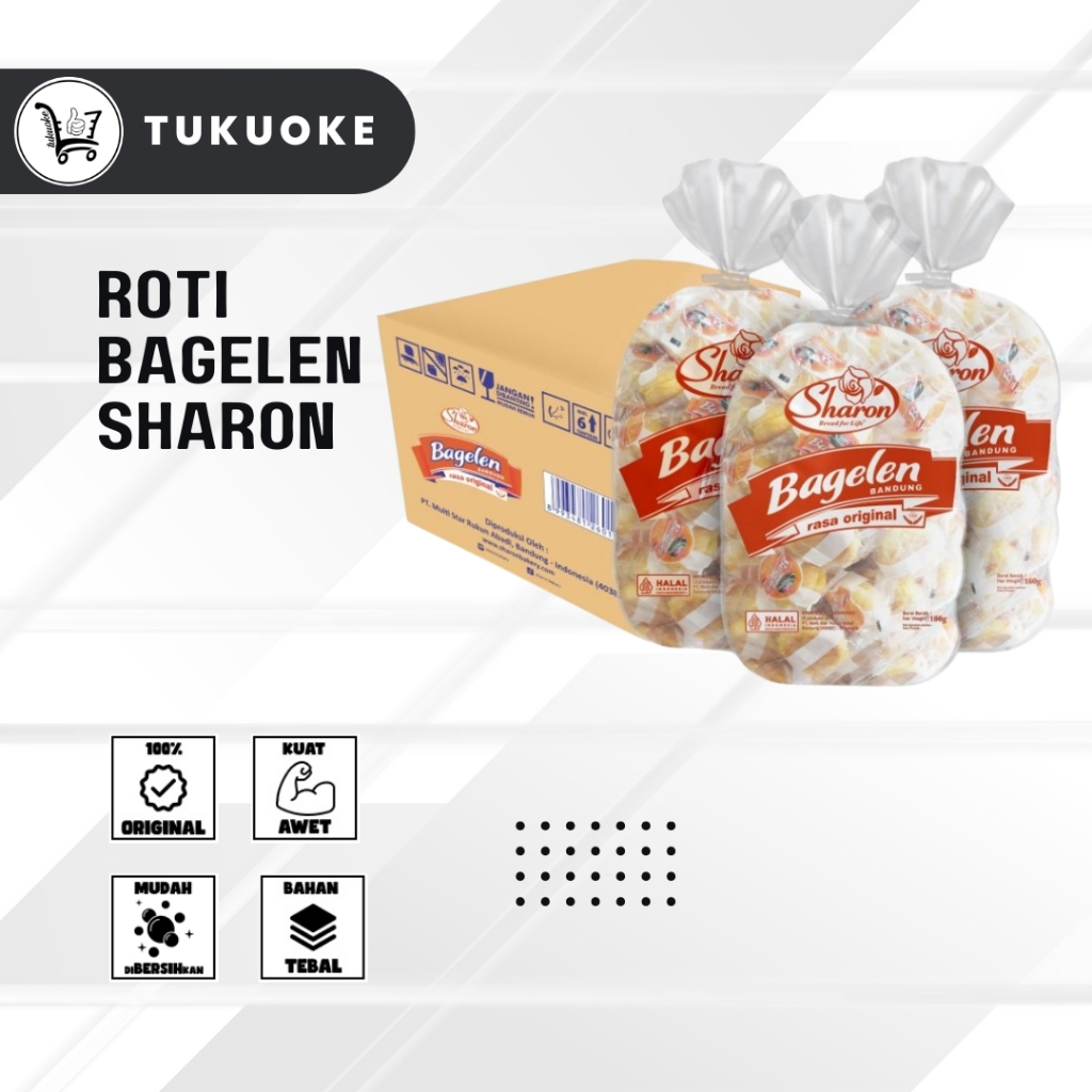 

(FREE DUS) BAGELEN SHAROON ISI 30 PCS ROTI BAGELEN ENAK MURAH BAGELAN PACK ROTI SOBEK MURAH