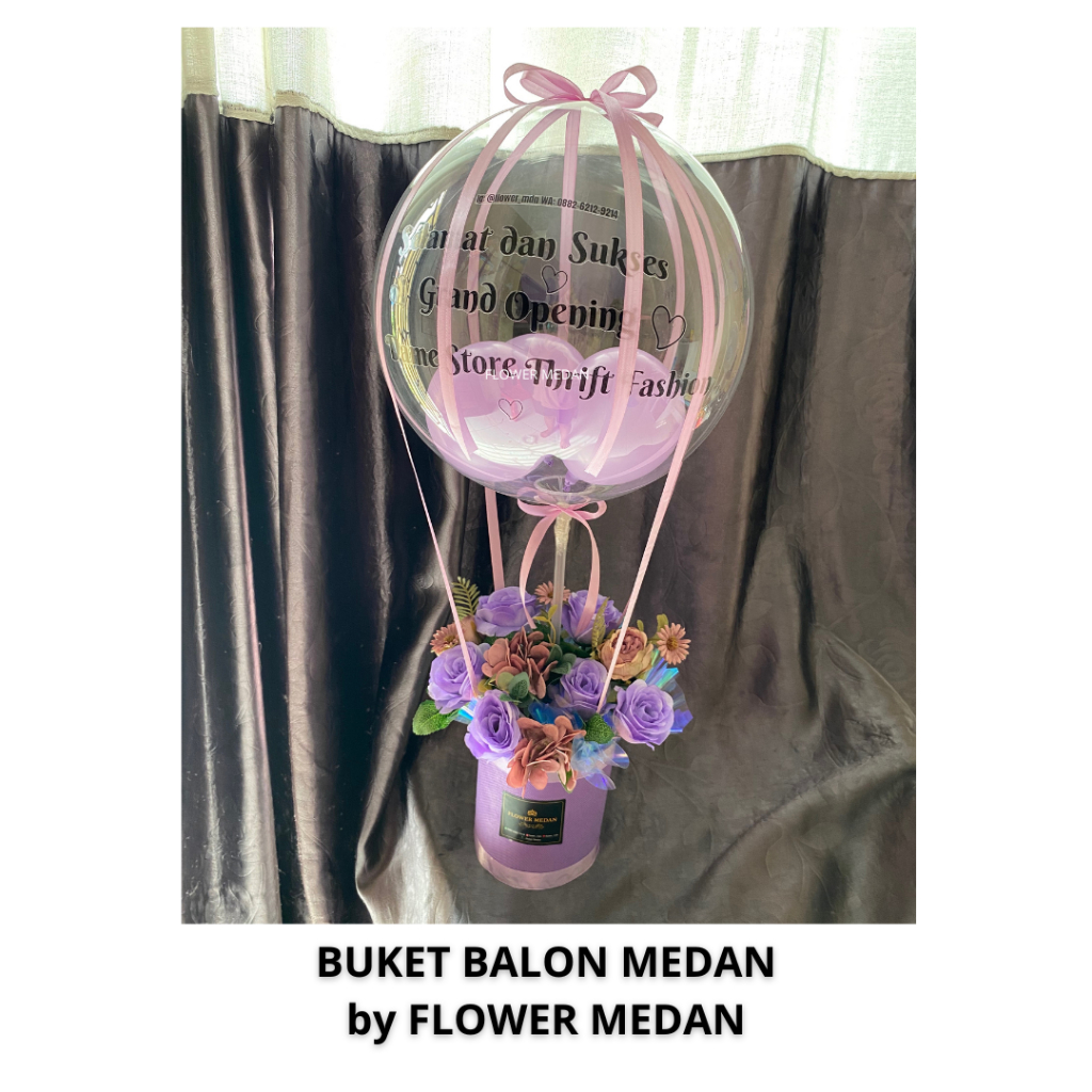 FLOWER MEDAN buket balon medan untuk grand opening wisuda ulang tahun dll (bunga palsu)