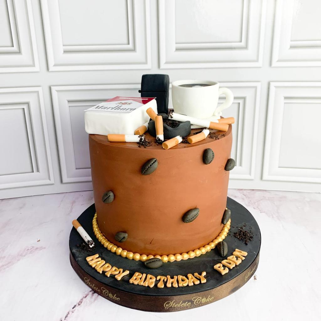 

Kue Ulang Tahun/Birthday Cake/Kue Ultah Tema Coffe/Coffe Cake Birthday/Cake Coffe