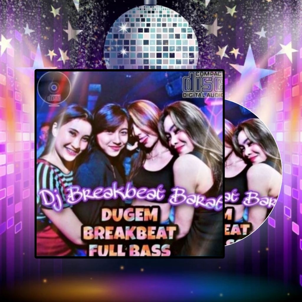 Kaset CD Mobil Dj Breakbeat Barat Terbaik Terpopuler - CD Musik Audio Lagu DJ Breakbeat Dugem Nostal