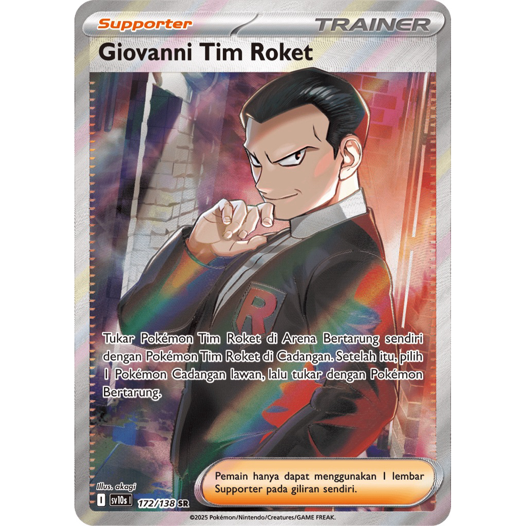 Giovanni Tim Roket SV10S 172/138 SR ID