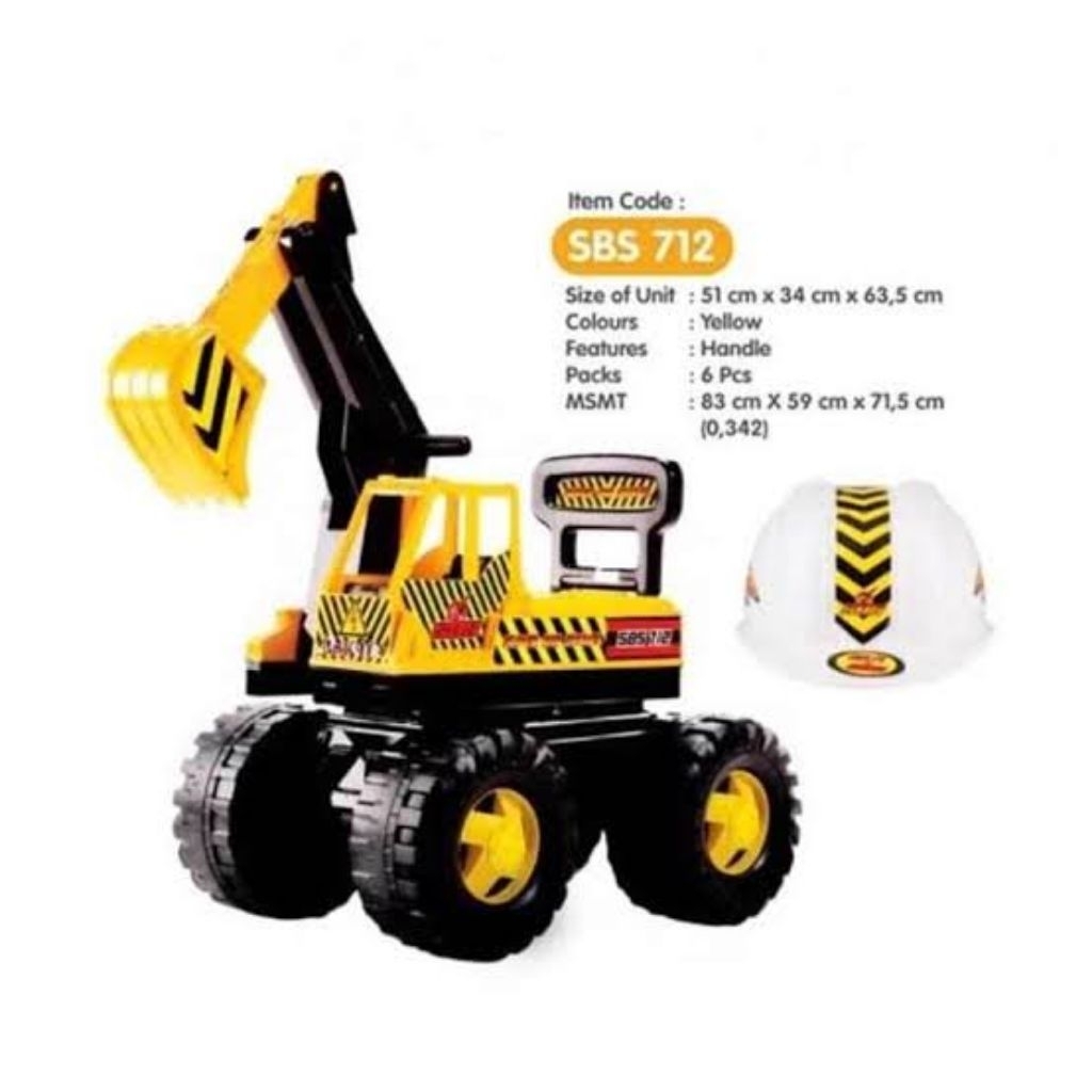 Mainan Excavator / Eksavator Besar Jumbo