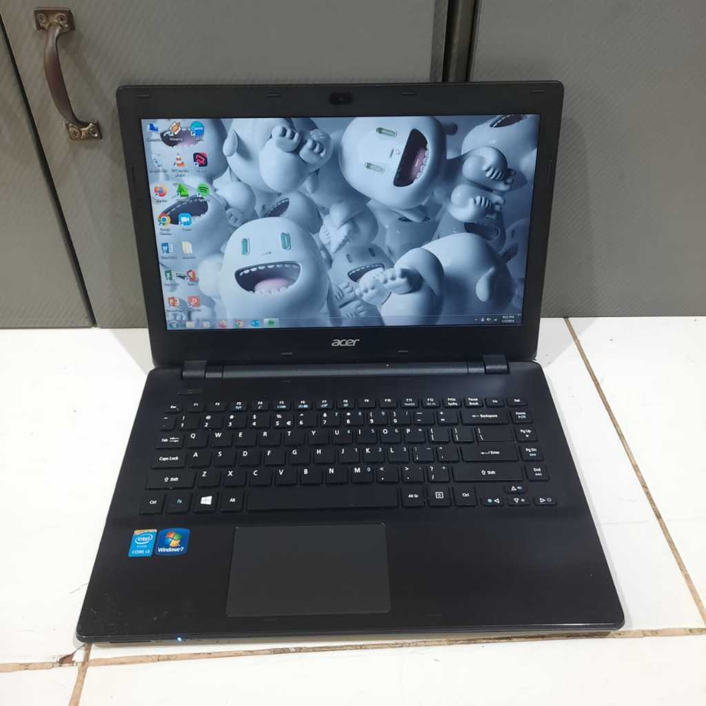 LAPTOP SECOND,Laptop Acer Travelmate P246, Core i3-4005U, Hd Graphics, Ram 4/500Gb, Black