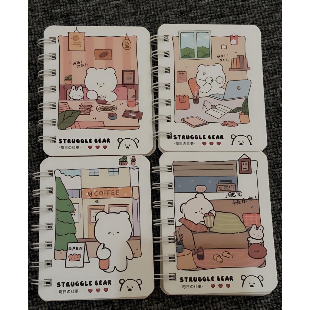 Notebook/Notebook ring motif/Buku catatan kecil