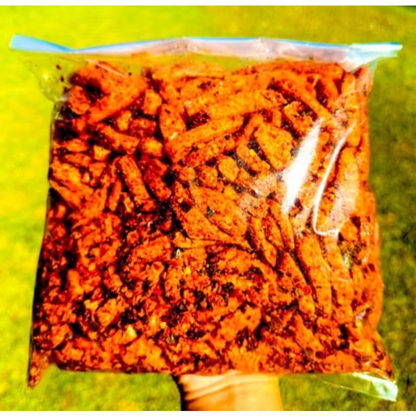 

BASRENG DAUN JERUK 1KG / Basreng pedas daun jeruk isi 1kg