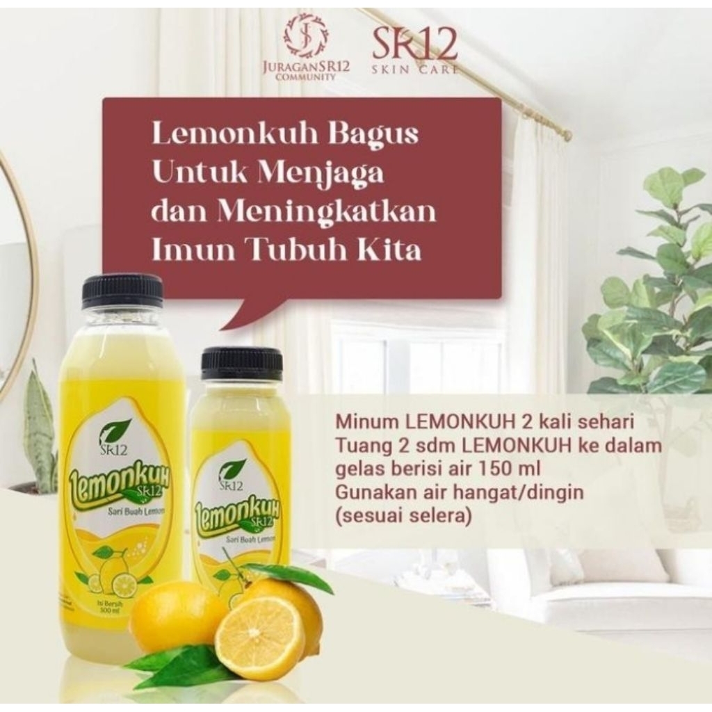 

minuman sari buah Lemon ku SR12 250 mili