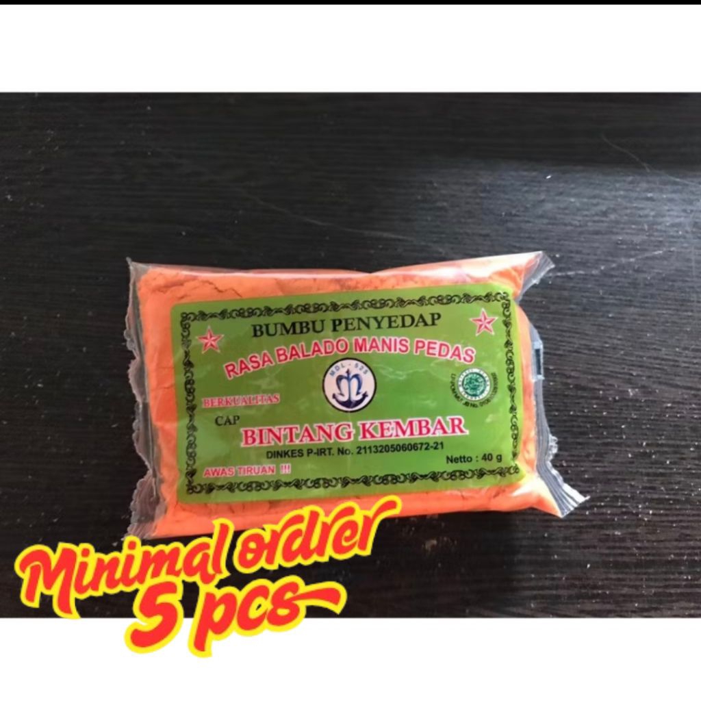 

BUMBU TABUR INSTANT / BUMBU MASAK ATOM BINTANG KEMBAR SIZE KECIL ATOOM SACHET BUBUK 40 GR BALADO (minimal 5 pcs)
