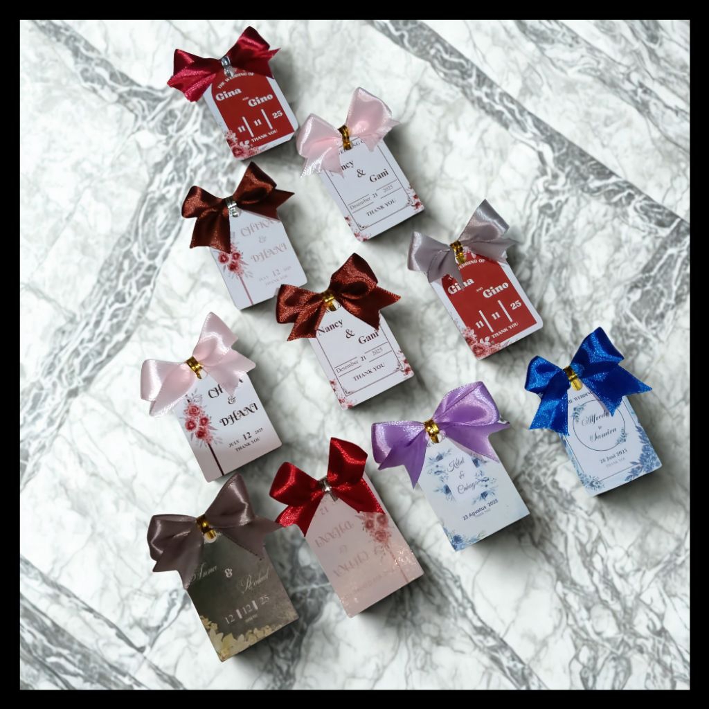 

(55pcs)PitaSovenir Hangtag Pita Hampers Berbagai Acara